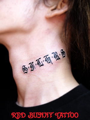 Letter  tattoo ^gD[